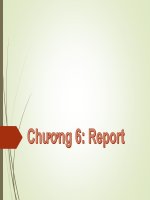 Bài giảng tin học nâng cao (microsoft access)  chương 6   GV trần thanh san