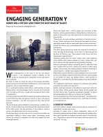 How employers can engage with generation y 