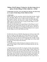 Những vấn đề chung về công tác văn thư trong các cơ quan