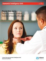 Never too early tackling chronic disease to extend healthy life years 