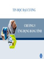 Chương 5 ứng dụng bảng tính (phần 2)