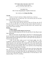 Bài kiểm tra điều kiện Tin học trong giảng dạy và nghiên cứu khoa học