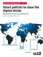 Smart policies to close the digital divide best practices from around the world 