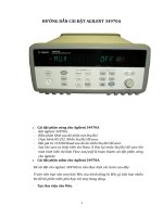 Hướng dẫn cài đặt agilent 34970a 