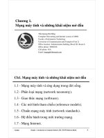 Bài giảng mạng máy tính và internet  chương 1   trần quang hải bằng