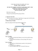 Đề thi tốt nghiệp cao đẳng nghề khóa i (2007   2010) môn quản trị mạng máy tính  TH19 