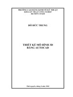 giáo trình cad 3d năm 2010 phần 1
