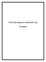 Tái tổ chức luồng tin và hình ảnh trong facebook 