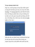 Tự tạo chương trình bỏ túi 