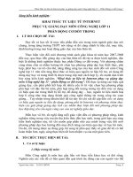 skkn khai thác tư liệu từ internet phục vụ giảng dạy môn công nghệ lớp 11 – phần động cơ đốt trong 