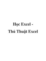 Thủ thuật excel  thiết lập các công thức đơn giản (phần 2)