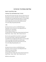 Lời bài hát Yêu Không Nghỉ Phép