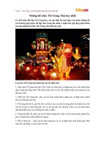 Những lời chúc Tết Trung Thu hay nhất