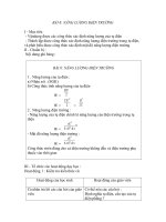 BÀI 8  NĂNG LƯỢNG điện TRƯỜNG