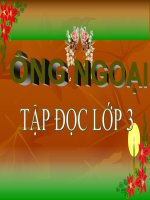Bài giảng tiếng việt 3 tuần 4 bài tập đọc ông ngoại 3 