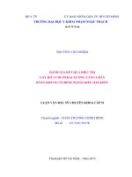 luận văn bác sĩ chuyên khoa đánh giá kết quả điều trị gãy hở 1 3 dưới hai xương cẳng chân bằng khung cố định ngoài kiểu ilizarov