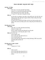 Phác đồ điều trị sỏi tiết niệu