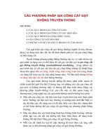 Gia công không truyền thống trong gia công cơ khí