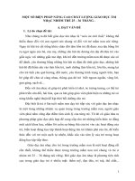 SKKN âm NHẠC20142015 một số BIỆN PHÁP NÂNG CAO CHẤT LƯỢNG GIÁO dục âm NHẠC NHÓM TRẺ 25 – 36 THÁNG