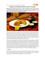 Những món ăn không thể thiếu trong Tết Trung thu