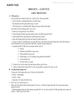 hồi sức cấp cứu trong bệnh viện