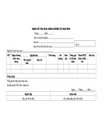 Bảng kê thu mua hàng không có hóa đơn 