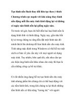 Tạo hình nền flash thay đổi liên tục theo ý thích