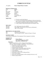 Mẫu đơn xin việc bằng tiếng anh   finance manager, finance controller 