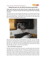 Những thói quen cực xấu dễ gây hỏa hoạn trong gia đình