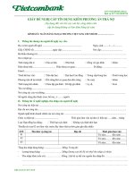 Mẫu giấy đề nghị cấp tín dụng kiêm phương án trả nợ 