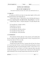 HƯỚNG DẪN TRÌNH BÀY ĐỒ ÁN TỐT NGHIỆP KỸ SƯ (TẬP THUYẾT MINH ĐỒ ÁN ĐƯỢC THỰC HIỆN 2 MẶT TRÊN KHỔ GIẤY A4)