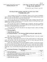 KẾ HOẠCH bồi  DƯỠNG THƯỜNG XUYÊN GIÁO VIÊN năm 2015 