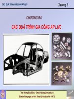Gia công áp lực trong gia công cơ khí