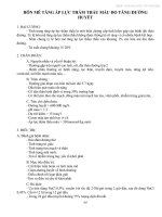 Hôn mê do tăng áp lực thẩm thấu máu do tăng đường huyết