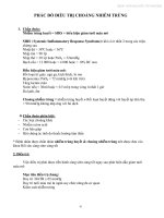 Phác đồ điều trị choàng nhiễm trùng