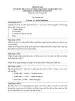 tổ chức bữa ăn và nâng cao chất lượng bữa ăn 