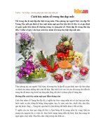 Cách trang trí mâm ngũ quả Tết Trung Thu