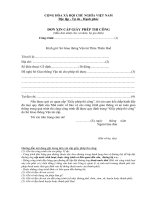 BM GTVT 17   đơn xin cấp giấy phép thi công (mẫu dành cho cá nhân, hộ gia đình) 