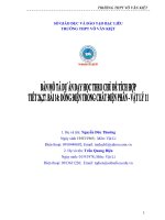 Tích hợp môn hóa học vào dạy học bài TIẾT 26, 27 bài 14 dòng điện trong chất điện phân  sách giáo khoa vật lý 11 