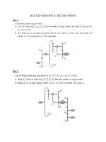 Bài tập bánh răng thẳng, bánh răng côn, bánh răng nghiêng