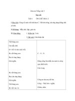 Giáo án tiếng việt 3 tuần 4 bài tập viết ôn chữ hoa c 6 