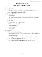 phác đồ xử trí vỡ tạng đặc