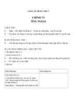 Giáo án tiếng việt 3 tuần 4 bài chính tả   nghe   viết ông ngoại, vần oay, phân biệt dgir, ânâng 3 