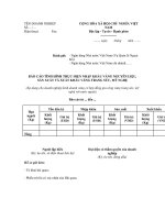 MẪU báo cáo TÌNH HÌNH THỰC HIỆN NHẬP KHẨU VÀNG NGUYÊN LIỆU, sản XUẤT và XUẤT KHẨU VÀNG TRANG sức, mỹ NGHỆ (áp dụng cho doanh nghiệp kinh doanh vàng có 