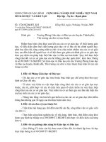 Biểu mẫu về việc triển khai thông tư 