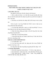 PHÂN PHỐI THU NHẬP TRONG THỜI kỳ QUÁ độ lên CHỦ NGHĨA xã hội ở VIỆT NAM 