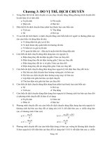 Câu hỏi trắc nghiệm đo lường cảm biến  đo vị trí, dịch chuyển 