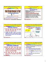 Bài giảng thống kê ứng dụng trong quản lý và kỹ thuật  chương 3   PGS  nguyễn thống