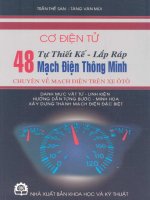Tự thiết kế lắp ráp 48 mạch điện thông minh chuyên về mạch điện trên xe ô tô   NXB KH KT