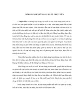 MỐI QUAN hệ GIỮA lí LUẬN và THỰC TIỄN 